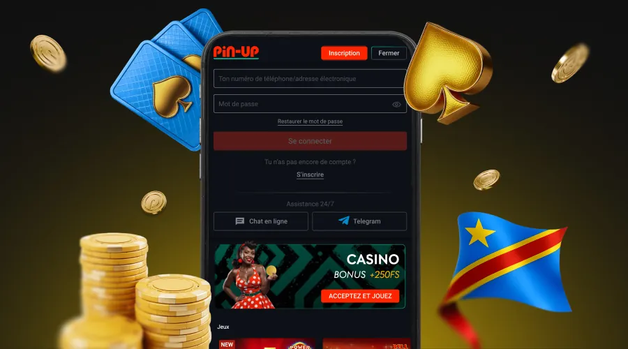 Se connecter à Pin Up Casino